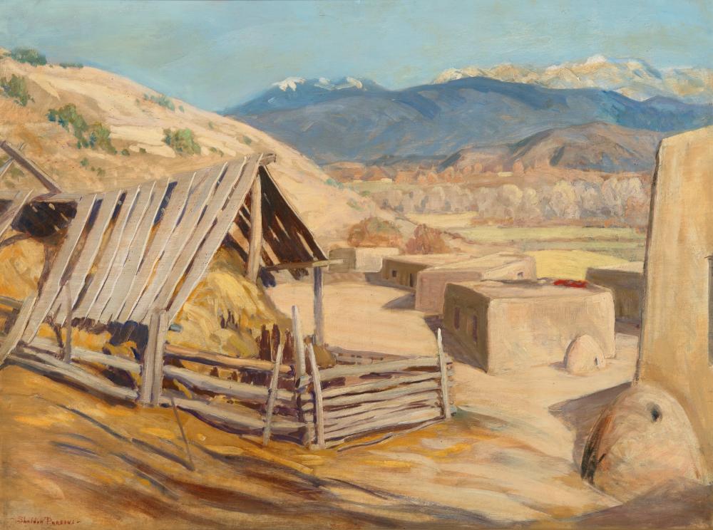 SHELDON PARSONS, HAY SHELTER WITH