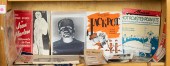 SHELF LOT OF THEATRICAL AND CI