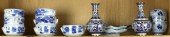 SHELF OF ASIAN BLUE AND WHITE
