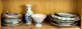 SHELF OF ASIAN PORCELAIN WARES