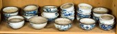 SHELF OF CHINESE BLUE AND WHIT