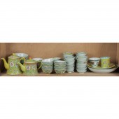 SHELF OF CHINESE FAMILLE ROSE