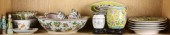 SHELF OF CHINESE FAMILLE ROSE