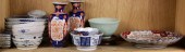 SHELF OF JAPANESE BLUE AND WHI