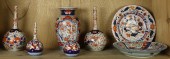 SHELF OF JAPANESE IMARI WARES