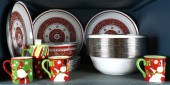 SHELF OF MODERN GRANITE WARE P