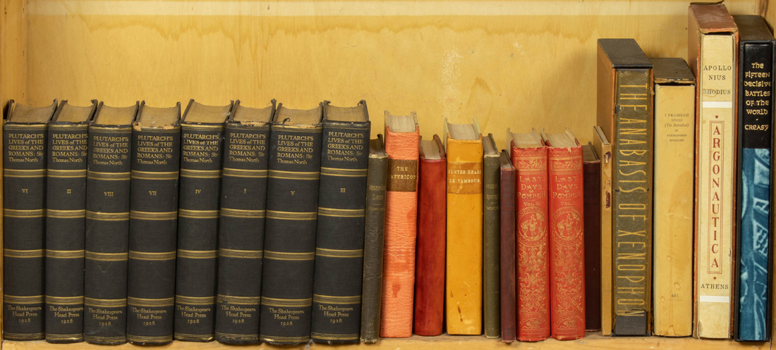 SHELF OF MOSTLY GREEK AND ROMAN