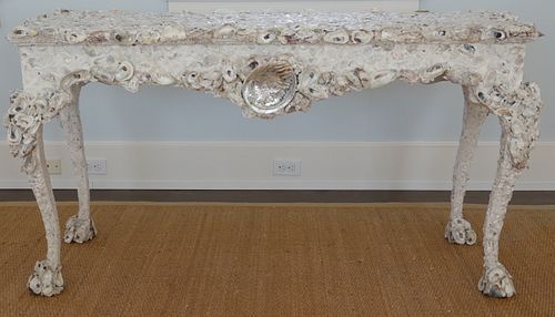 SHELL ENCRUSTED GEORGIAN STYLE
