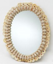 SHELL ENCRUSTED MIRROR, GIFT O
