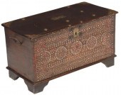 SHELL-INLAID HARDWOOD CHEST ST