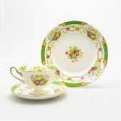 SHELLEY BONE CHINA ART DECO TE