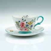 SHELLEY BONE CHINA CUP AND SAU