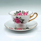 SHELLEY BONE CHINA ROSE TEA CU