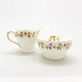 SHELLEY BONE CHINA SUGAR BOWL