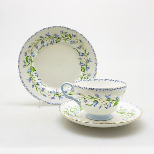 SHELLEY BONE CHINA TEA TRIO,