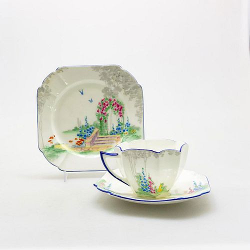 SHELLEY BONE CHINA TEA TRIO,