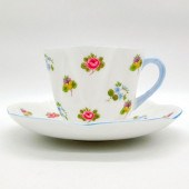 SHELLEY COFFEE CUP AND SAUCER,