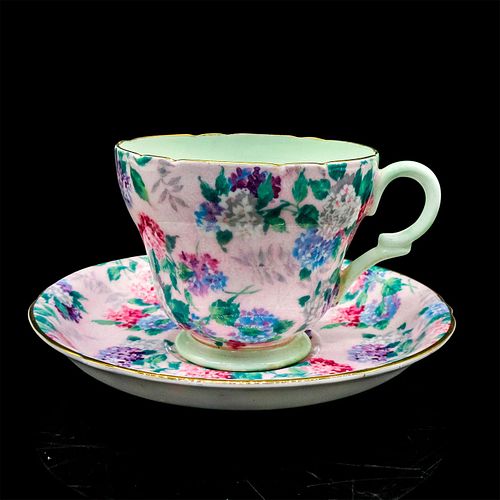 SHELLEY ENGLAND CUP AND SAUCER,
