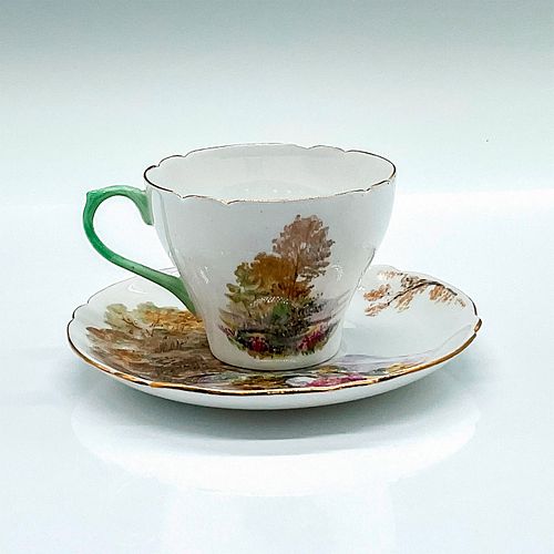 SHELLEY FINE BONE CHINA CUP AND
