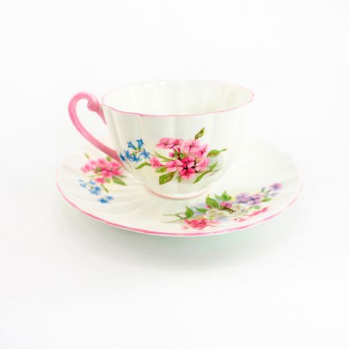 SHELLEY FINE BONE CHINA CUP AND