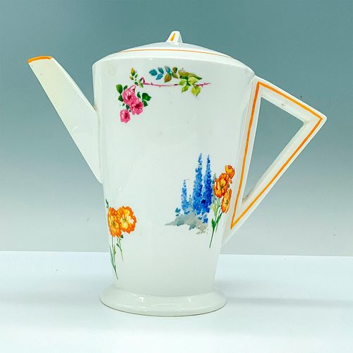SHELLEY FLORAL COFFEE POTA white