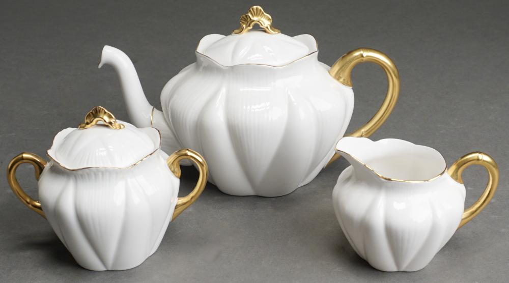 SHELLEY GILT DECORATED PORCELAIN