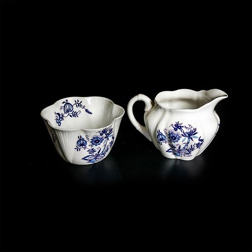 SHELLEY PORCELAIN CUP AND CREAMER