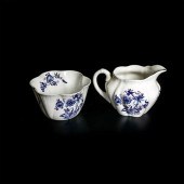 SHELLEY PORCELAIN CUP AND CREA