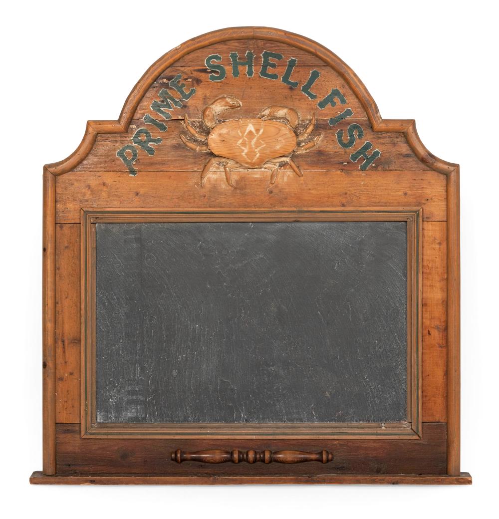SHELLFISH RESTAURANT MENU BOARD