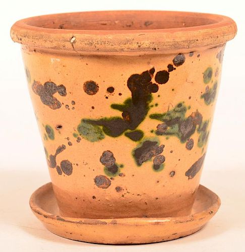 SHENANDOAH VALLEY REDWARE FLOWER