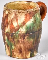 SHENANDOAH VALLEY REDWARE MUG,