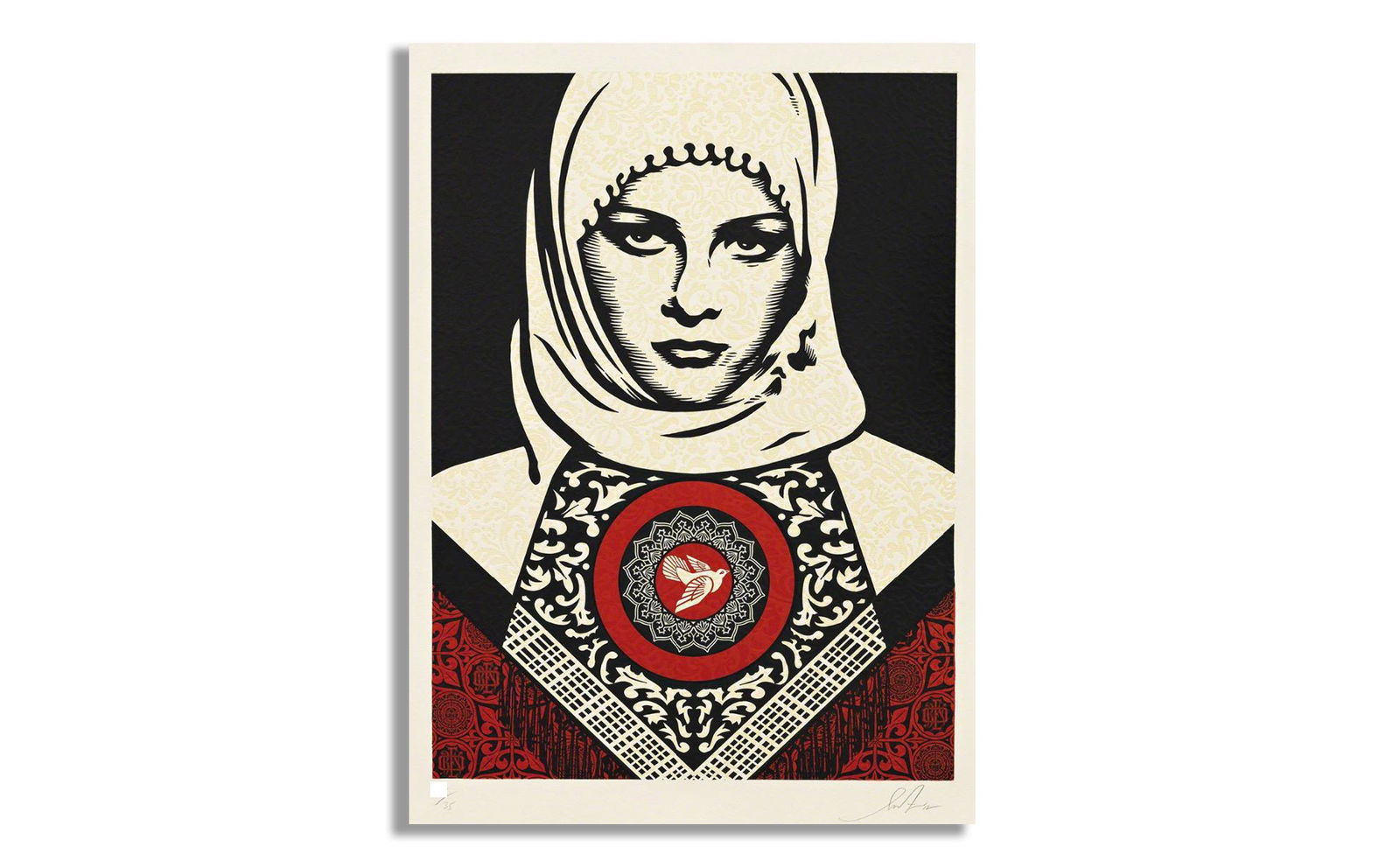 SHEPARD FAIREY ARAB WOMAN 