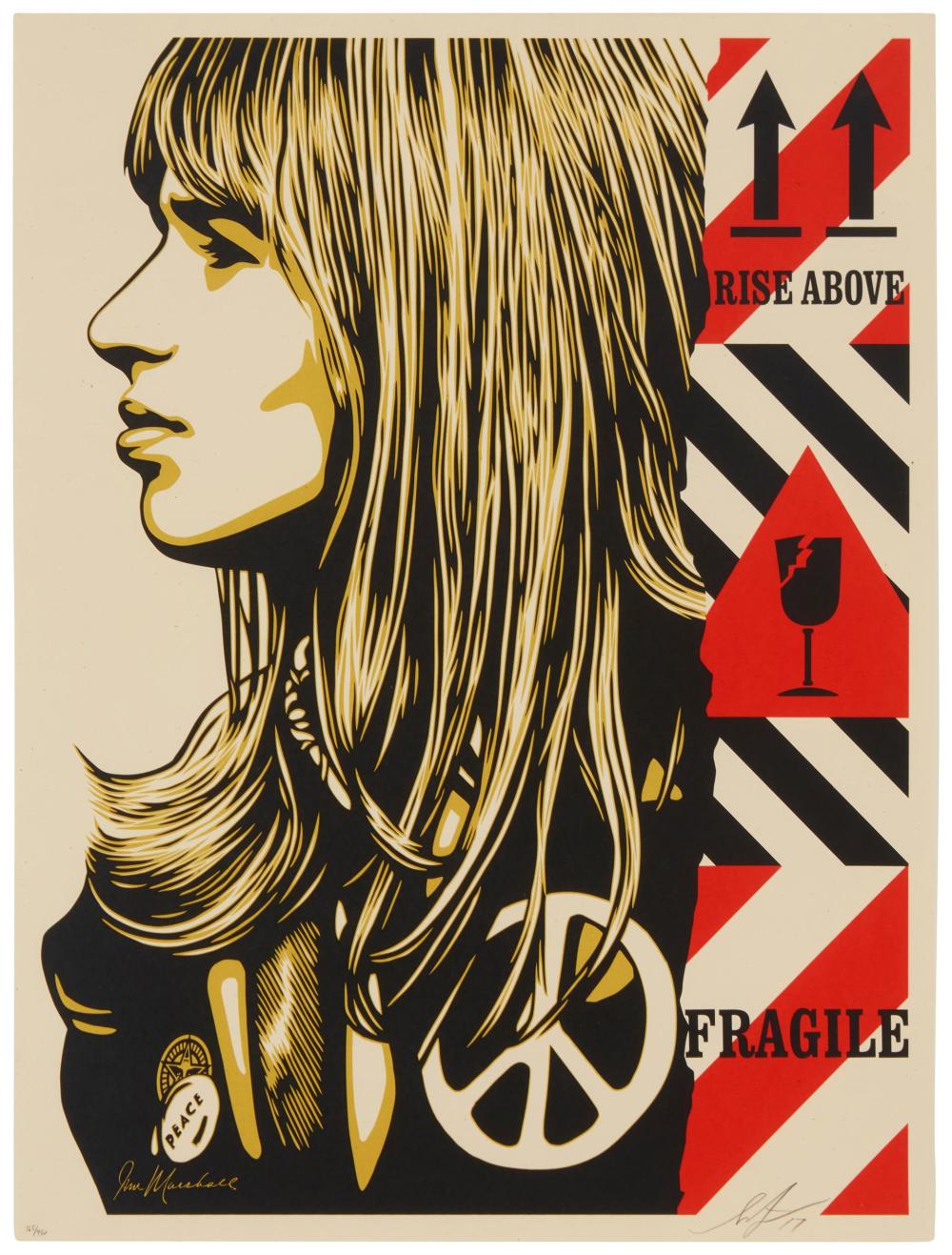 SHEPARD FAIREY, (B. 1970), "FRAGILE