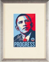 Shepard Fairey ''Progress '' 2