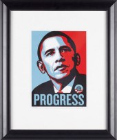 Shepard Fairey ''Progress '' 2
