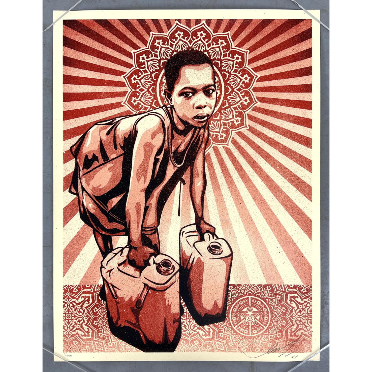 Shepard Fairey, Yellow Cans Art