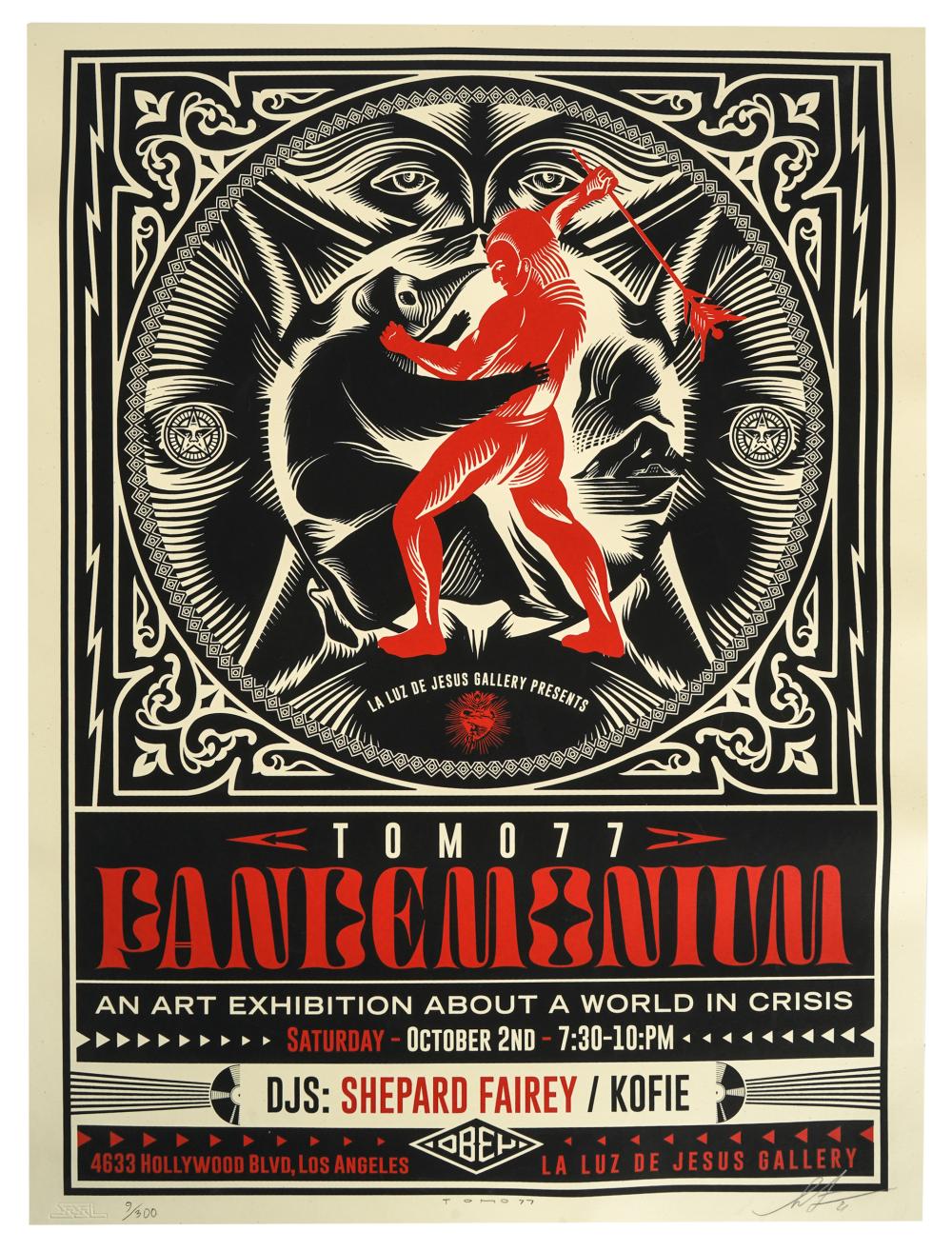 SHEPARD (SHEPPARD) FAIREY (B.1970):