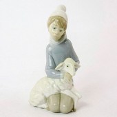 SHEPHERD WITH LAMB 1004676 - L