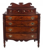 SHERATON BOWFRONT BUREAU CIRCA
