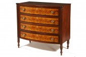 SHERATON BOWFRONT CHEST - Dimi