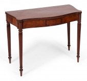 SHERATON BOWFRONT GAMES TABLE