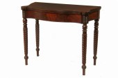 SHERATON CARD TABLE - American