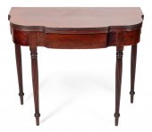 SHERATON CARD TABLE MASSACHUSE