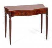 SHERATON CARD TABLE MASSACHUSE