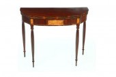 SHERATON CARD TABLE.  Probably