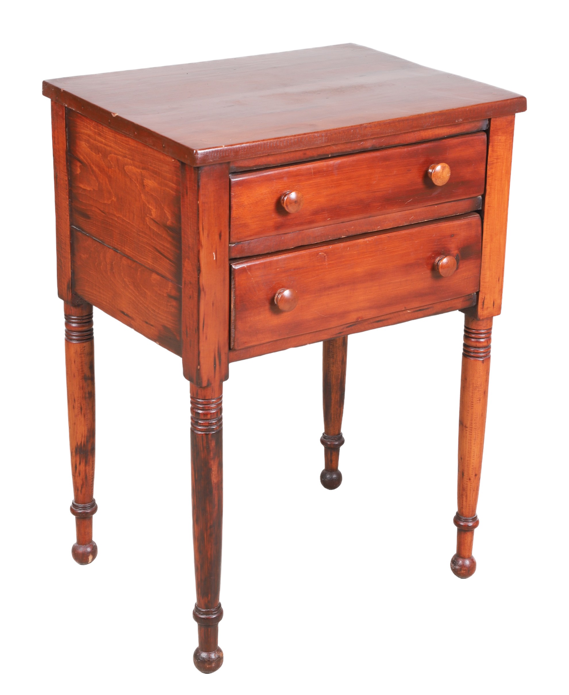 Sheraton cherry 2 drawer side