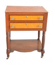 SHERATON CHERRY TWO DRAWER STA