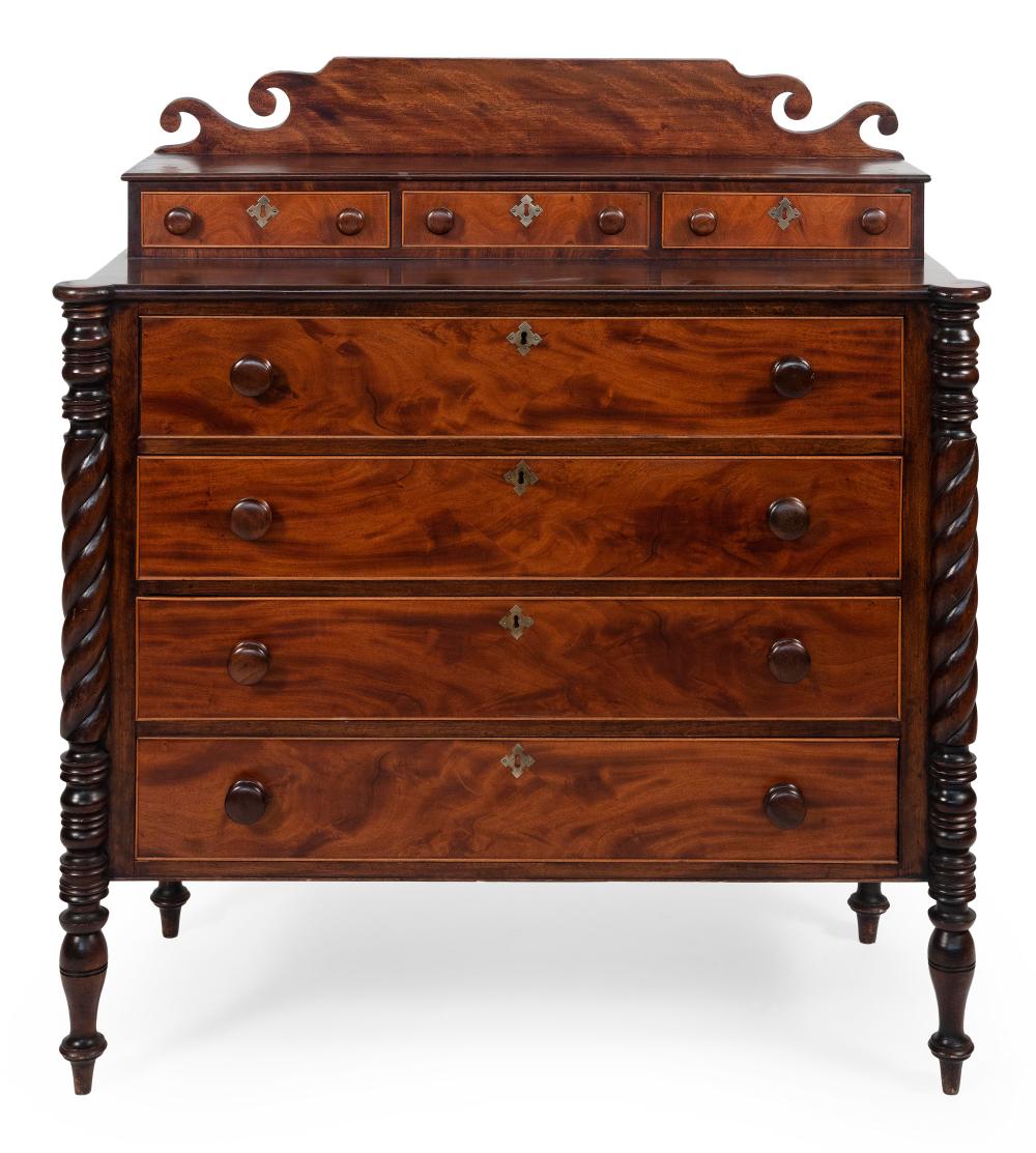 SHERATON CHEST CIRCA 1810 HEIGHT