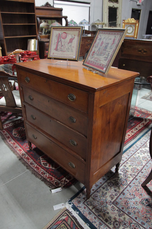 SHERATON CHEST OF DRAWERS. Cherry