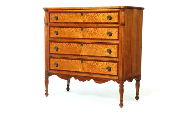 SHERATON CHEST OF DRAWERS.  New